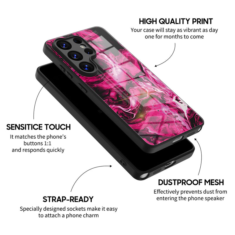 Scarlet Power - Samsung Glass Case