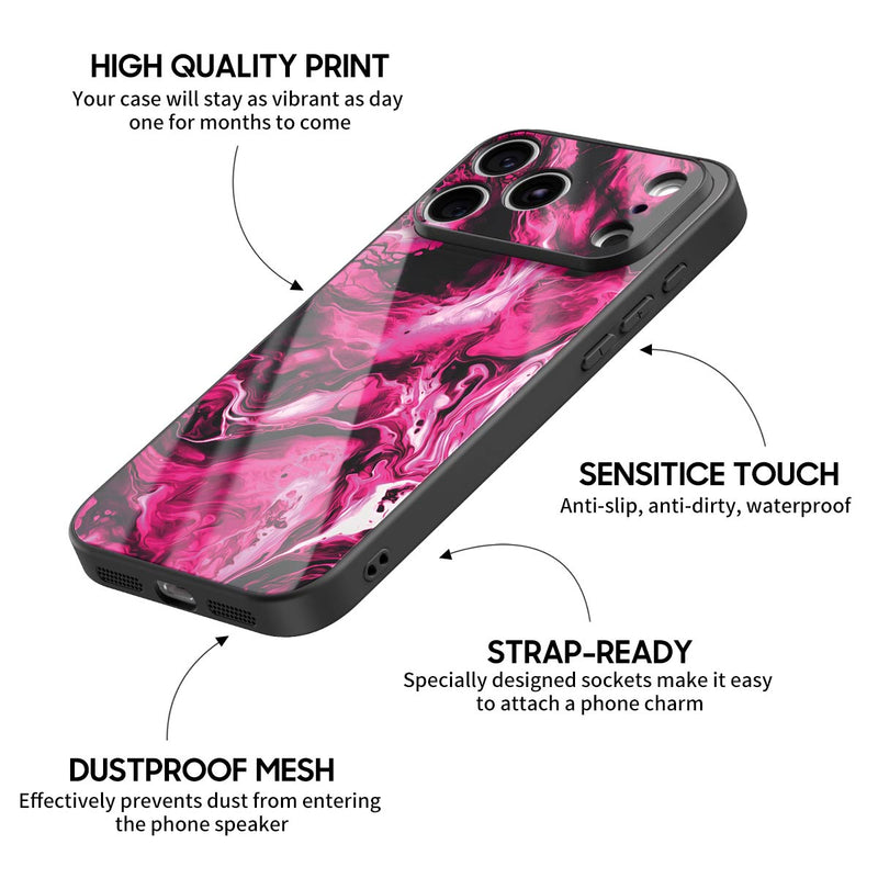 Scarlet Power - iPhone Glass Case
