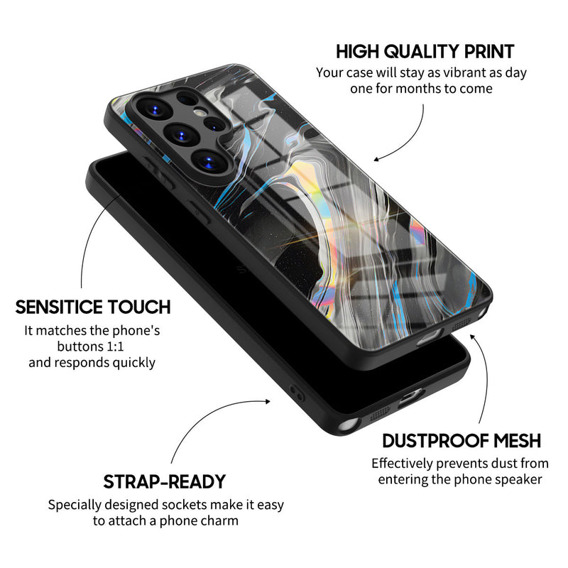 Laser Smoke - Samsung Glass Case