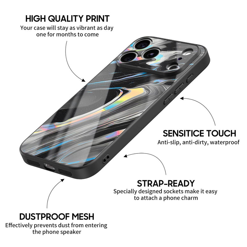 Laser Smoke - iPhone Glass Case