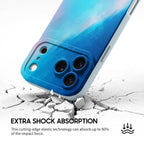 Blue Light Gradient - iPhone Silicone Case