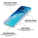 Blue Light Gradient - iPhone Silicone Case