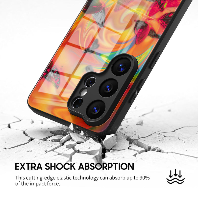 Psychedelic - Samsung Glass Case