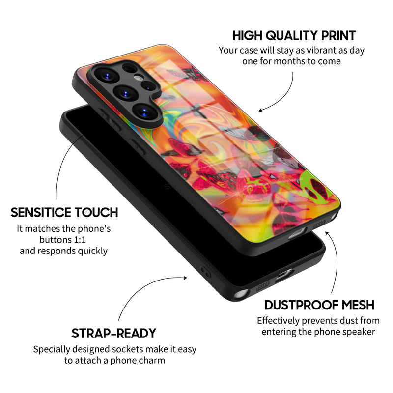 Psychedelic - Samsung Glass Case