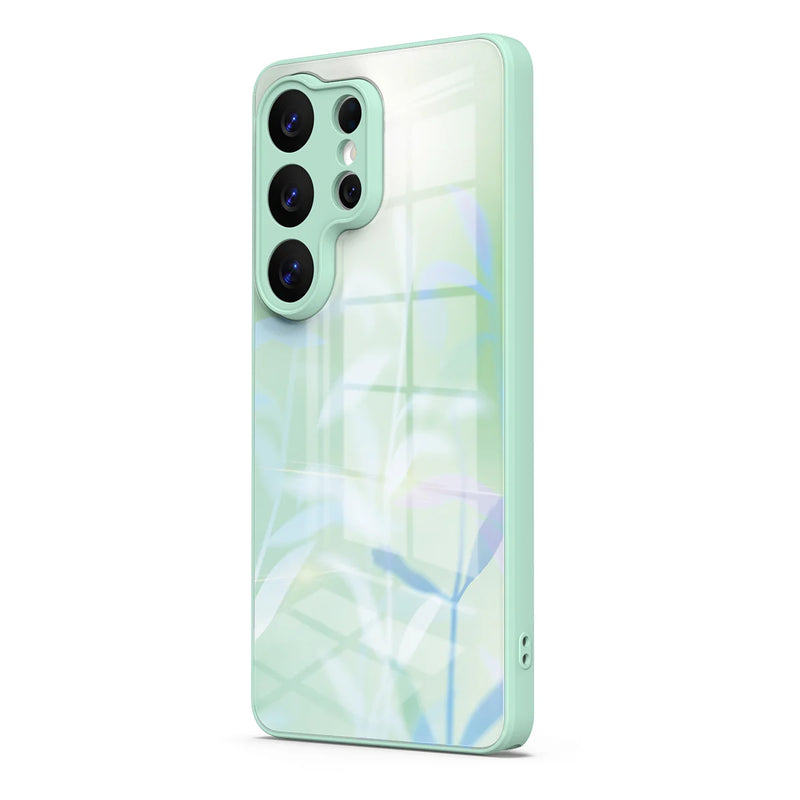 New Leaves - Samsung Glass Case