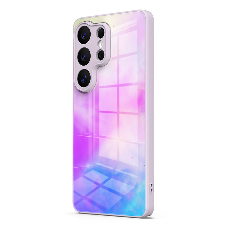 Pink Purple Fantasy - Samsung Glass Case