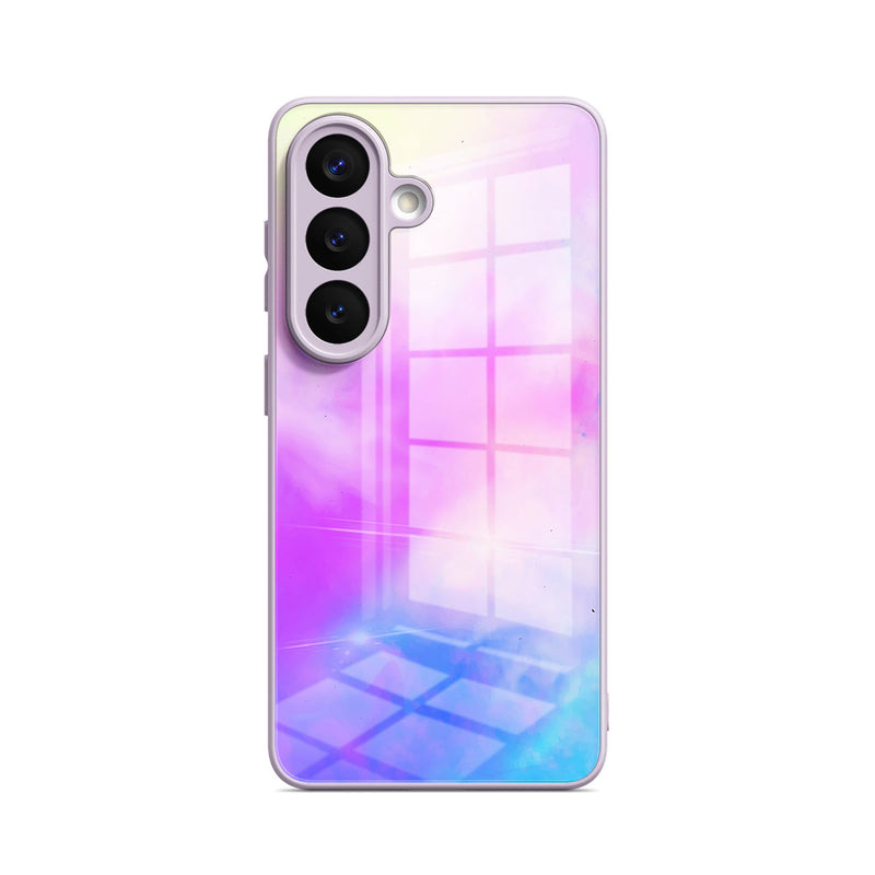 Pink Purple Fantasy - Samsung Glass Case