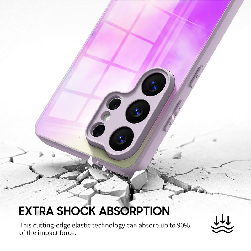 Pink Purple Fantasy - Samsung Glass Case