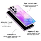 Pink Purple Fantasy - Samsung Glass Case