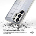 Gray Smoke - Samsung Glass Case