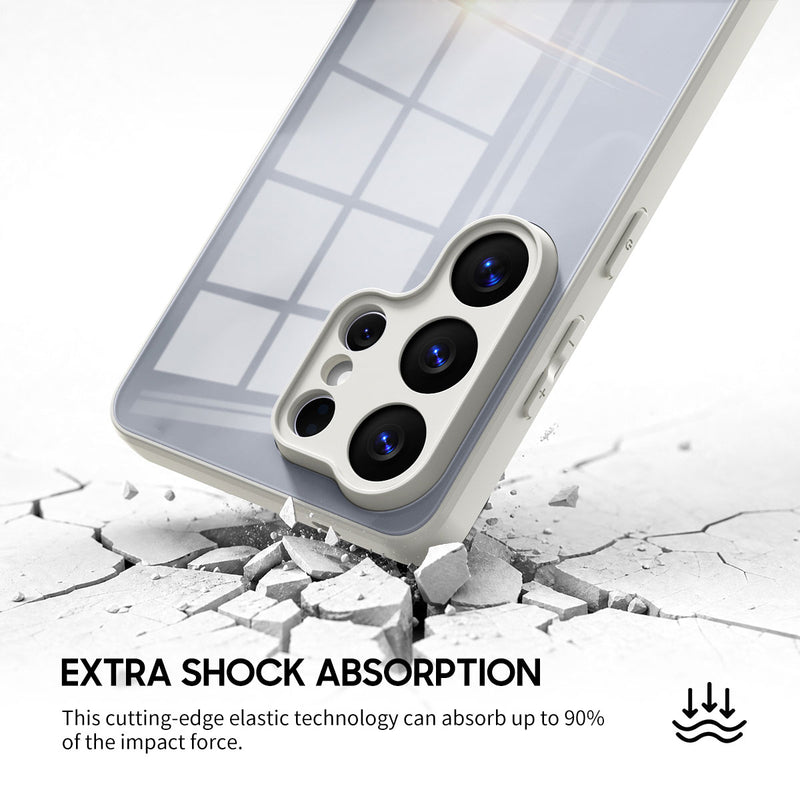 Gray Smoke - Samsung Glass Case
