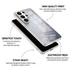Gray Smoke - Samsung Glass Case