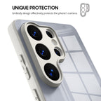 Gray Smoke - Samsung Glass Case