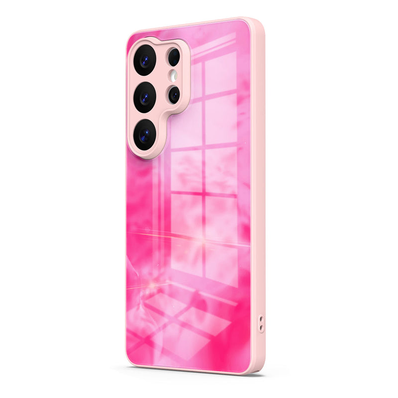 Pink Lava - Samsung Glass Case