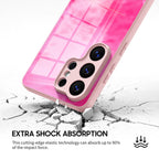 Pink Lava - Samsung Glass Case