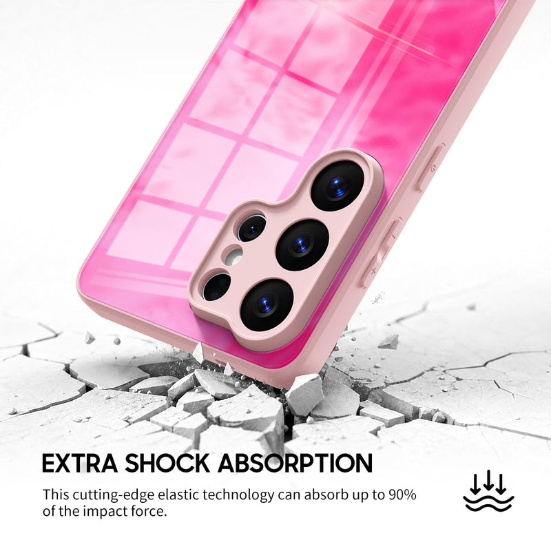 Pink Lava - Samsung Glass Case