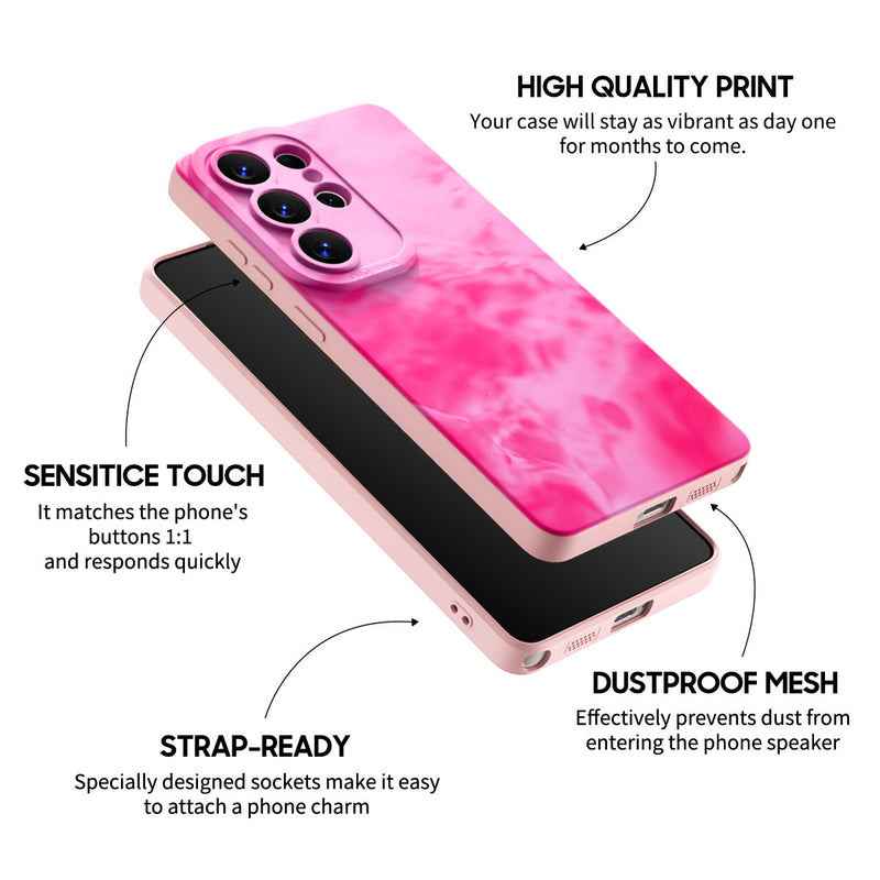 Pink Lava - Samsung Silicone Case