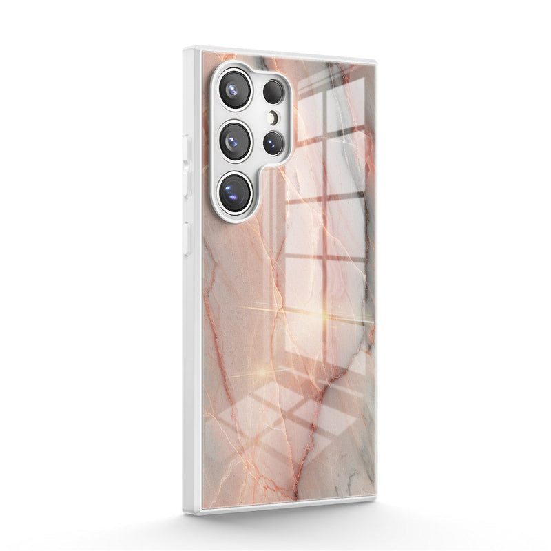 Elegant Rose Gold - Samsung Glass Case Caselm