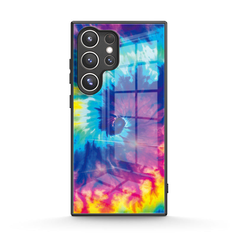 Illusionary Halo - Samsung Glass Case Caselm