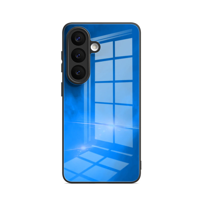 Blue Object - Samsung Glass Case