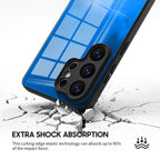 Blue Object - Samsung Glass Case
