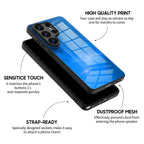 Blue Object - Samsung Glass Case