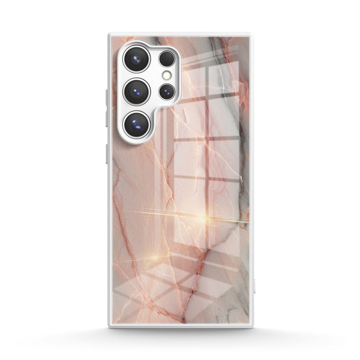 Elegant Rose Gold - Samsung Glass Case