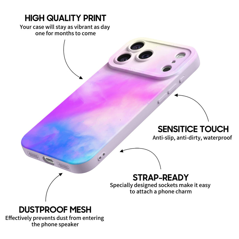 Pink Purple Fantasy - iPhone Silicone Case