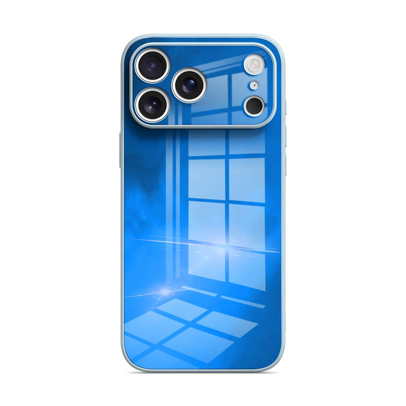 Blue Object - iPhone Glass Case