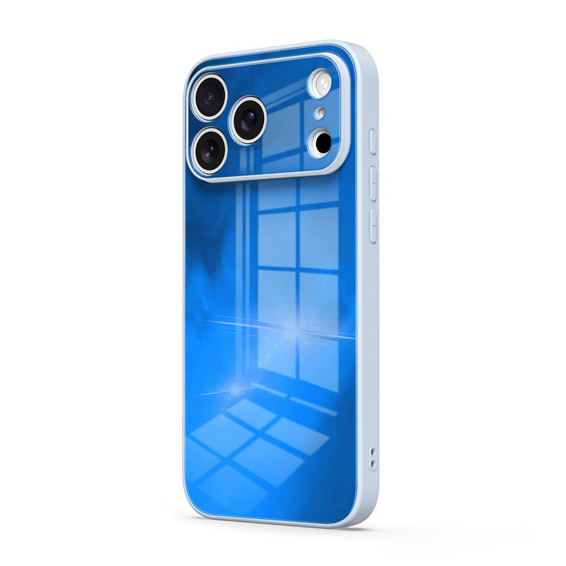 Blue Object - iPhone Glass Case