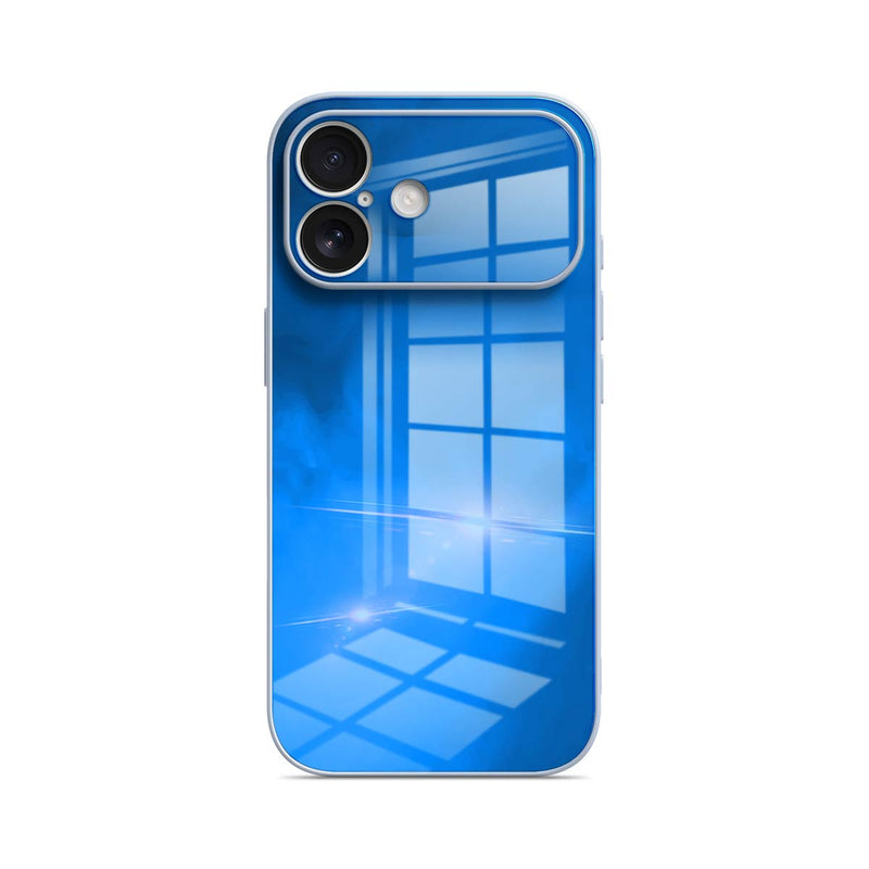Blue Object - iPhone Glass Case