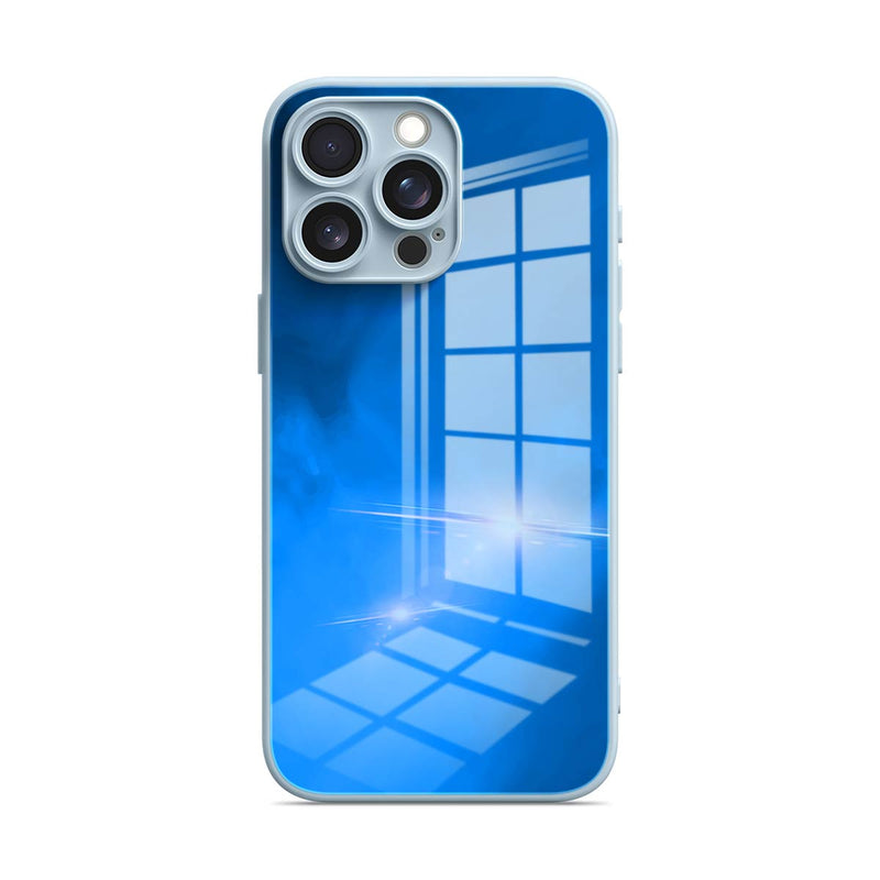 Blue Object - iPhone Glass Case