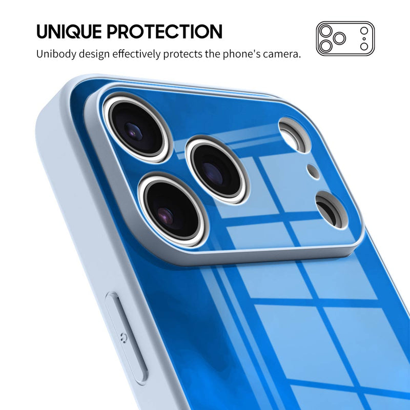 Blue Object - iPhone Glass Case