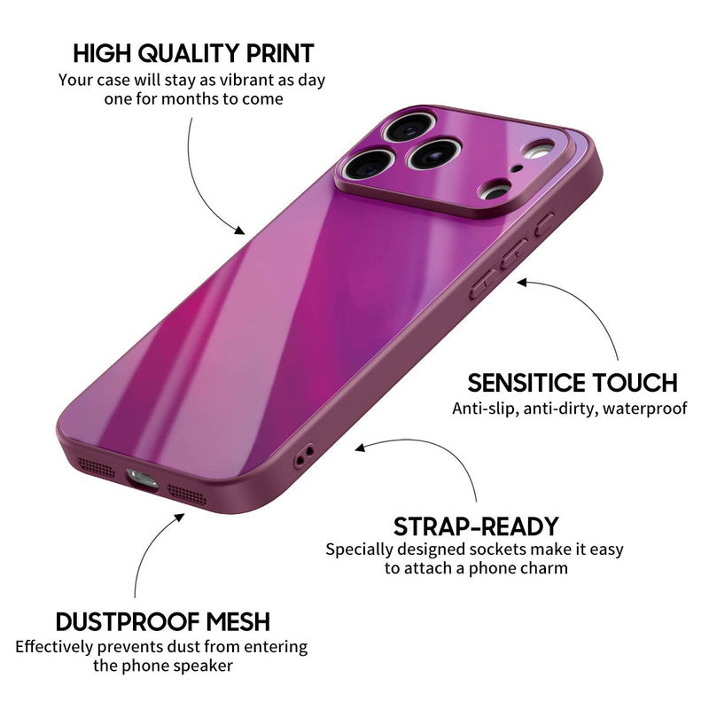 Fickle - iPhone Glass Case