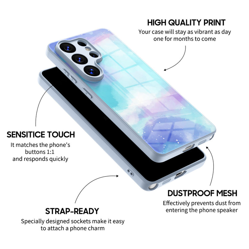 Astral Blue - Samsung Glass Case