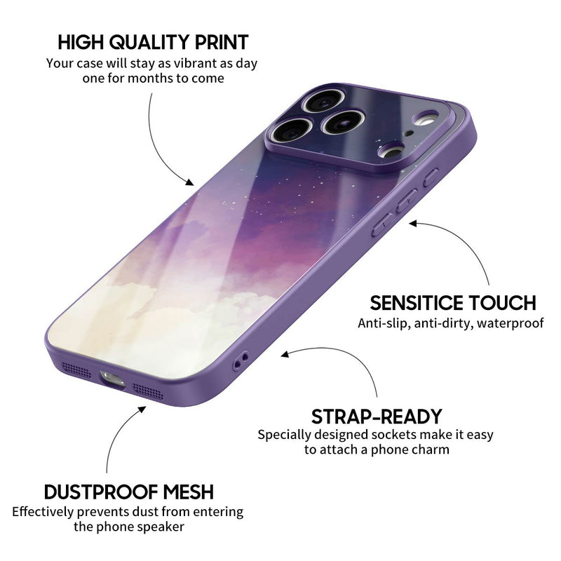 Night Sky - iPhone Glass Case