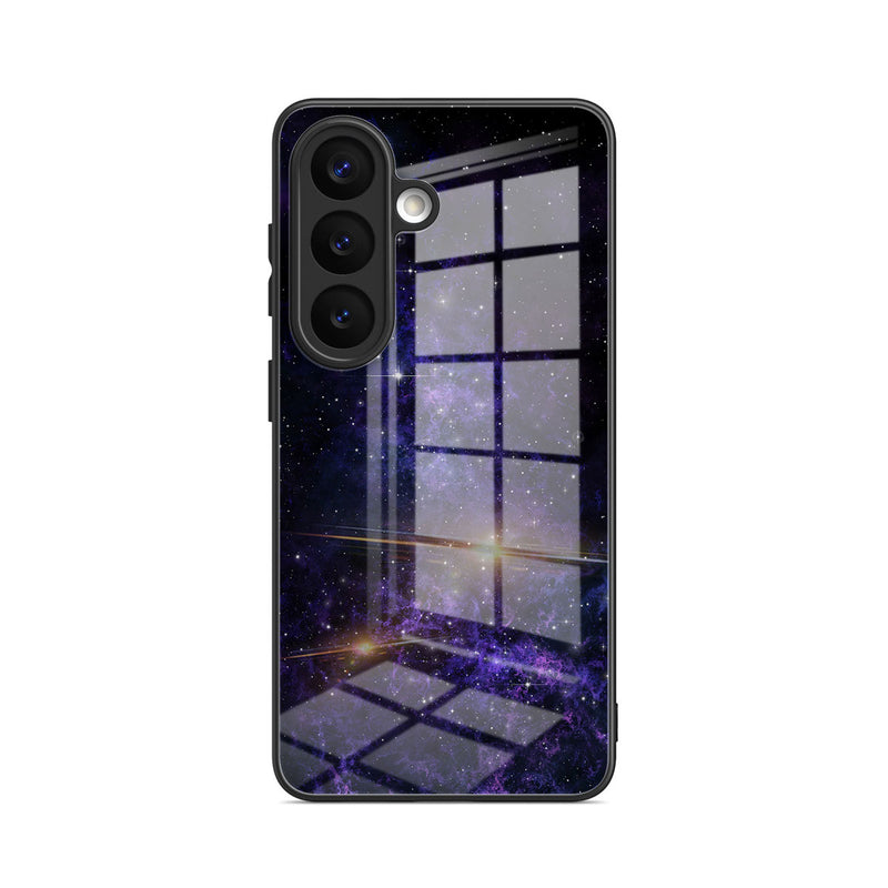 Purple Planet - Samsung Glass Case