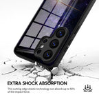 Purple Planet - Samsung Glass Case