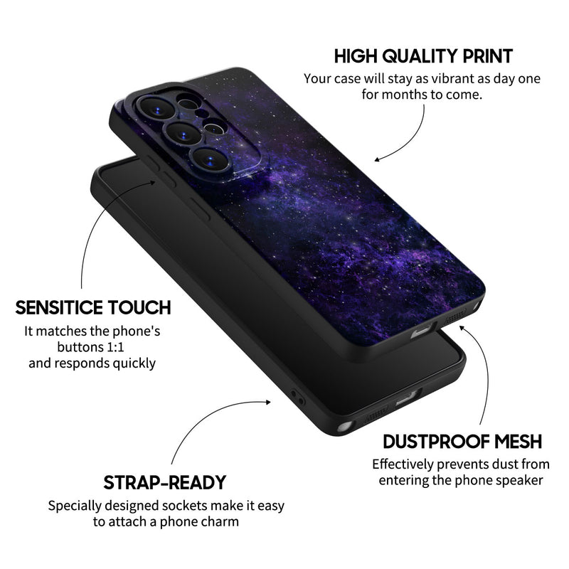 Purple Planet - Samsung Silicone Case