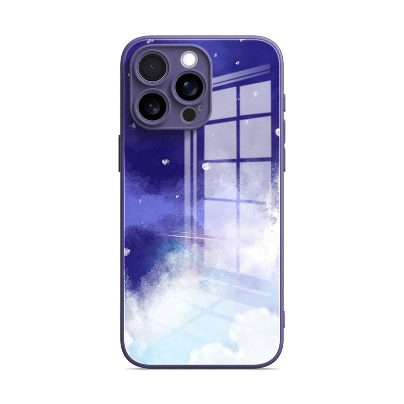 Drifting In The Clouds - iPhone Glass Case