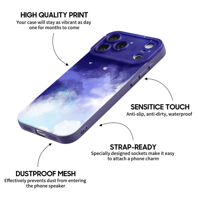 Drifting In The Clouds - iPhone Silicone Case