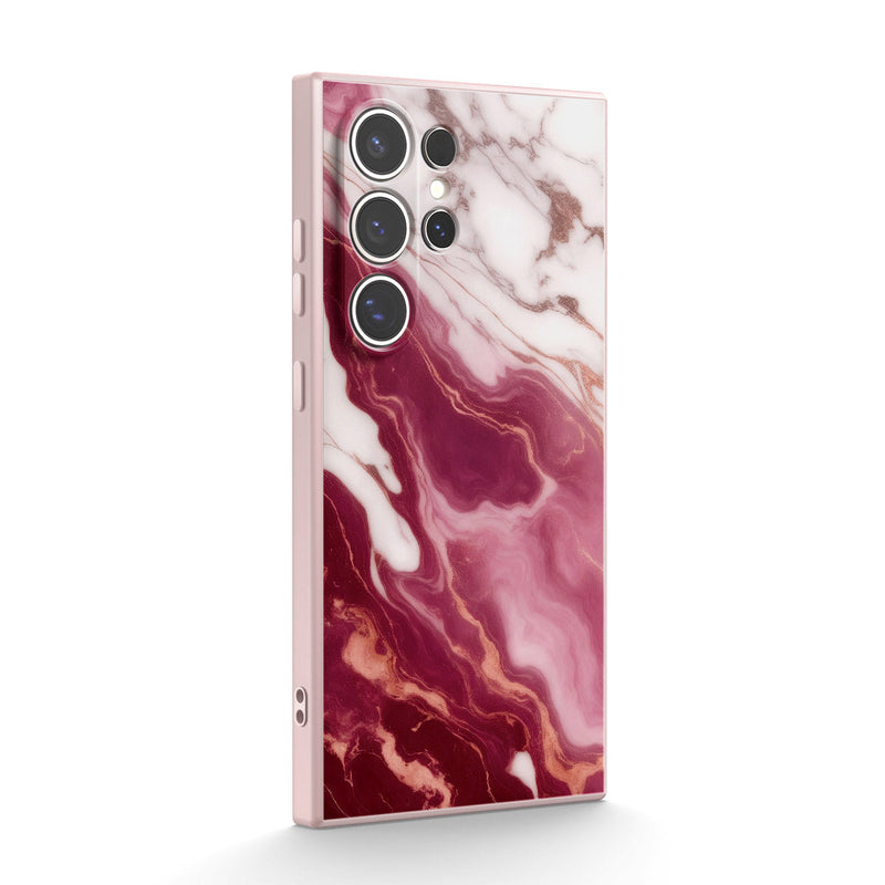 South Red Agate - Samsung Silicone Case Caselm