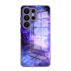 Blue-Purple Nebula - Samsung Glass Case