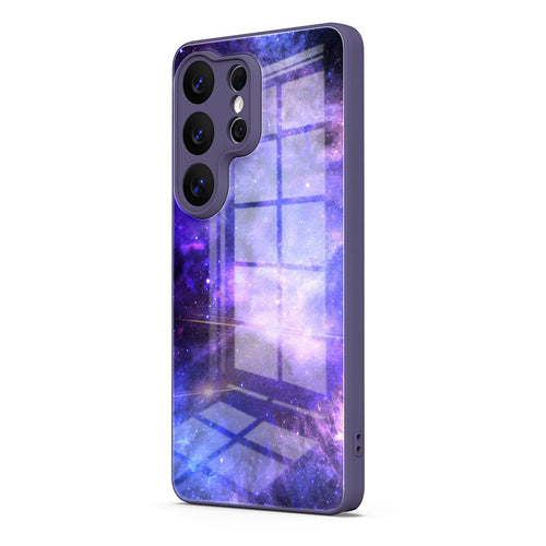 Blue-Purple Nebula - Samsung Glass Case