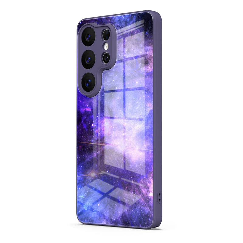 Blue-Purple Nebula - Samsung Glass Case