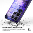 Blue-Purple Nebula - Samsung Glass Case