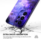 Blue-Purple Nebula - Samsung Silicone Case