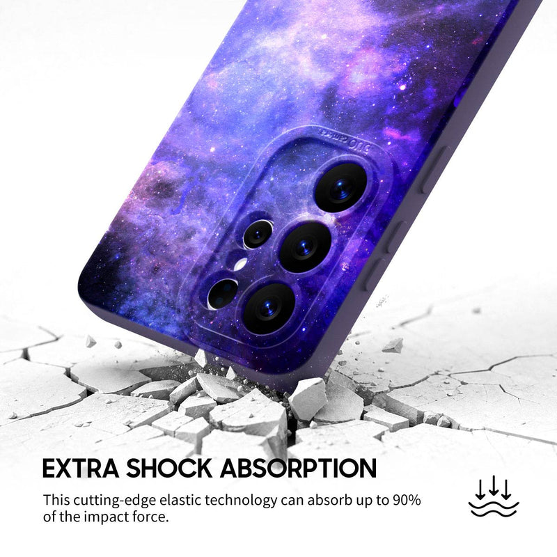 Blue-Purple Nebula - Samsung Silicone Case