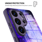Blue-Purple Nebula - Samsung Glass Case