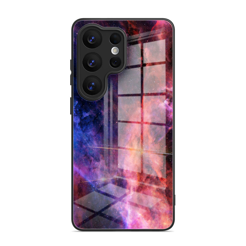 Blue Red Nebula - Samsung Glass Case